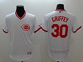 Cincinnati Reds #30 Ken Griffey White 2016 Flexbase Authentic Collection Cooperstown Stitched Jersey,baseball caps,new era cap wholesale,wholesale hats